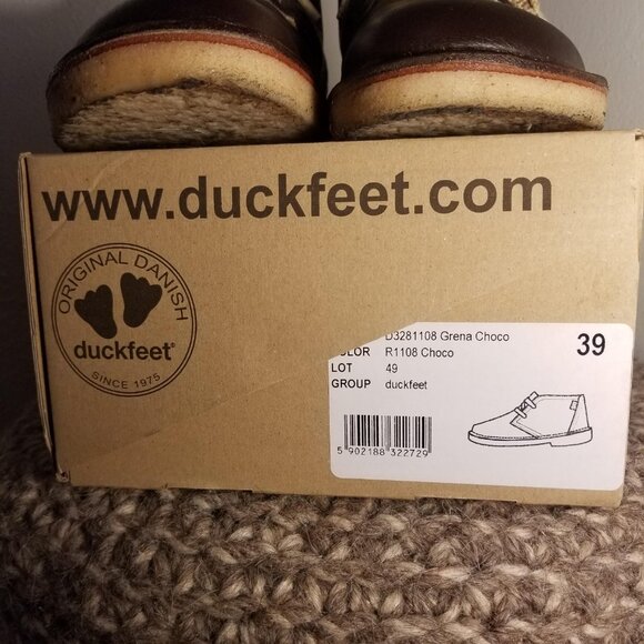 Duckfeet Grena Ankle Boots size 39 in Chocolate - Picture 3 of 11